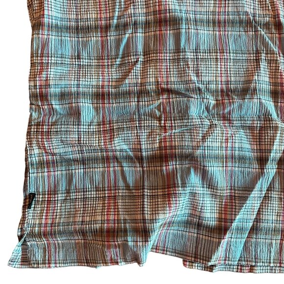 Patagonia Blue Organic Cotton Button Down Mens Shirt Size L - Picture 11 of 12